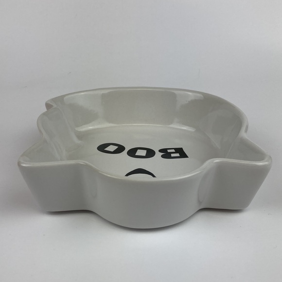 Michael’s Stoneware Ghost & Pumpkin Baking Dishes set of 2 6” - Picture 11 of 15